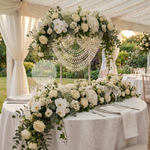 Load image into Gallery viewer, Clear Acrylic Wedding Flower Stand - 32" Rectangular Modern Centerpiece Column - Elegant Floral Pedestal for Receptions, Parties &amp; Events - Sturdy &amp; Easy Assembly
