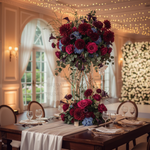Load image into Gallery viewer, Decorative floral arrangement on a table with a warm, inviting ambiance.

