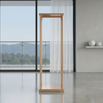 Load image into Gallery viewer, Heavy Duty Harlow French Gold Metal Flower Stand – French Gold Geometric Column Vase Centerpiece for Wedding Tables, Receptions &amp; Luxury Events
