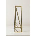 Load image into Gallery viewer, Gold geometric decorative stand on a white background
