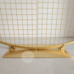 Load image into Gallery viewer, Gold wire display stand on a light gray background
