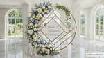 Load and play video in Gallery viewer, 6.5ft Stainless Steel Round Wedding Arch Stand | Luxury Circle Backdrop for Floral &amp; Balloon Decor | Professional Event Hoop
