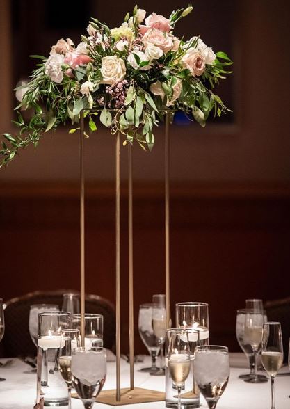 Gold Tall Centerpieces for Wedding Table Decorations – Bridal and Present