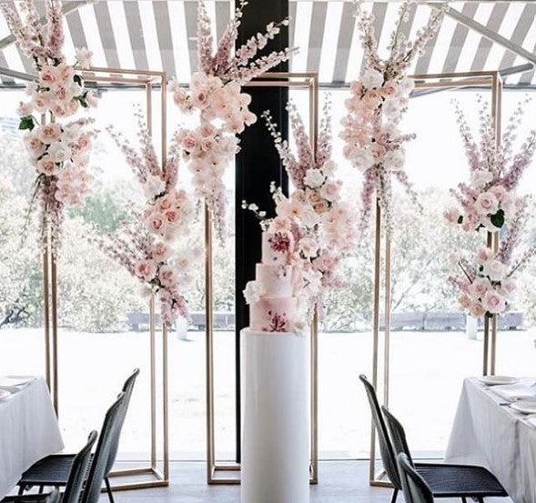 Sturdy Rectangular Backdrop Stand for Wedding Flower Arch Decorations ...