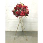 Load image into Gallery viewer, Sturdy flower stand for wedding is perfect for wedding table arrangements. Inspired by wedding centerpiece ideas, DIY wedding centerpieces for round tables by using our tall gold centerpieces, flower column stands and boho wedding centerpieces at bridal shower, wedding reception, rehearsal dinner parties, and events.
