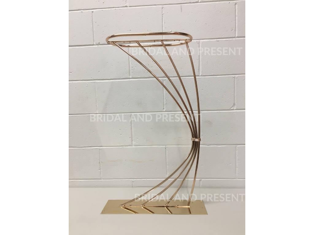 Decorative Wedding Black Gold Iron Wire Table Top Metal Photo