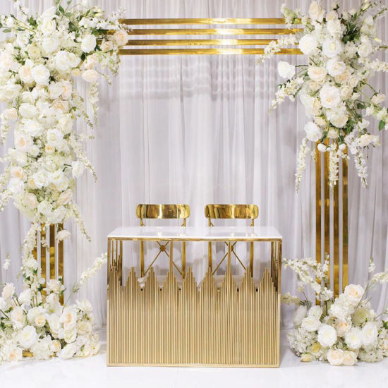 White wedding backdrop 60 photos - Astyledwedding.com