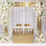 Load image into Gallery viewer, Wedding arch is a sturdy backdrop stand for beautiful wedding background. It&#39;s a collapsible backdrop stand that pairs with wedding altar flower arches.
