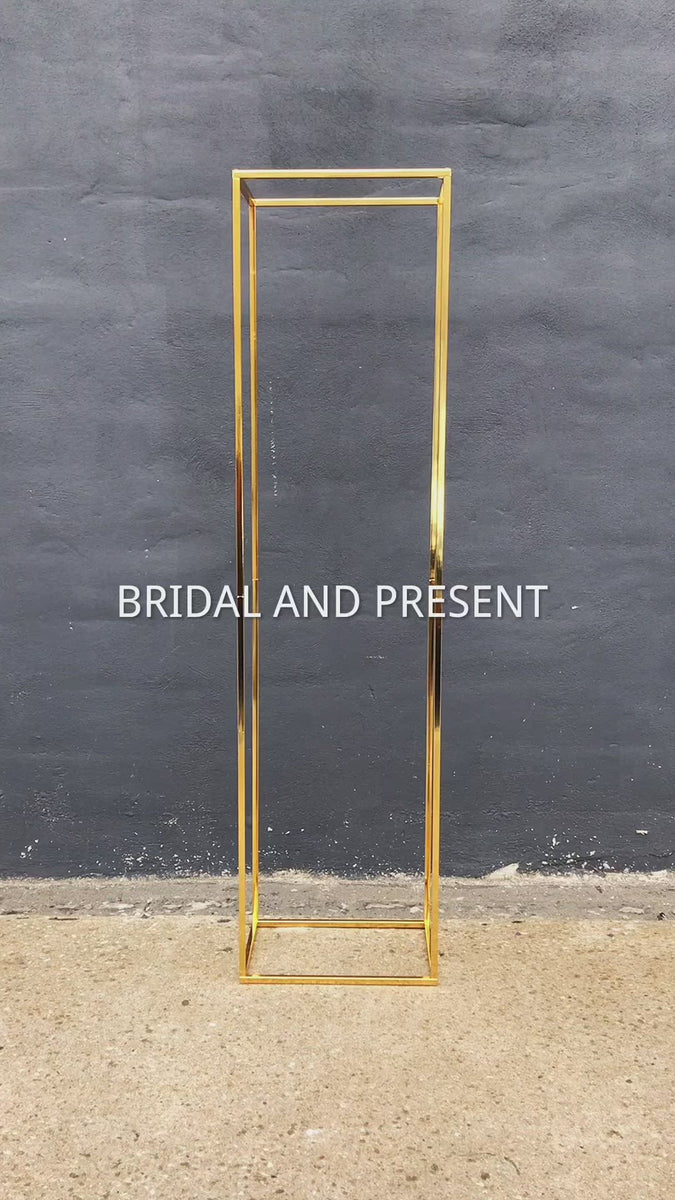 Sturdy Rectangular Backdrop Stand for Wedding Flower Arch Decorations ...